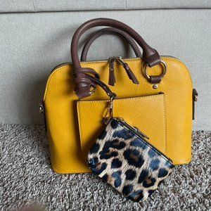 Carlos Santana Mustard/Gold Purse